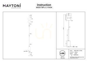 KYOTO MOD178FL-L11W3K stojacia lampa Maytoni small 5