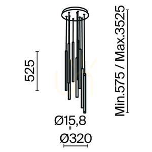 Závesné svietidlo LIGHT STICK MOD236PL-L54B3K Maytoni small 11