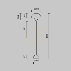 MEMORY MOD177FL-01B stojacia lampa Maytoni small 11