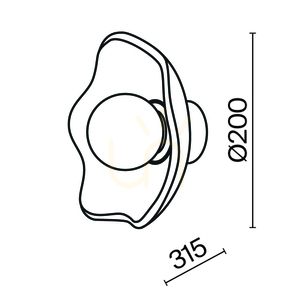Nástenné svietidlo Maytoni Miracle MOD207WL-01BS, mosadz small 8