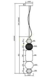 Závesné svietidlo COLLAR P069PL-L35G3K1 Maytoni small 9