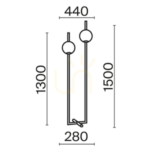 THE SIXTH SENSE stojacia lampa Z020FL-L12BS3K Maytoni small 10