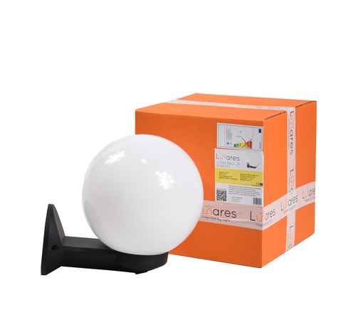 Skontrolujte Záhradné nástenné svietidlo Luna Ball 20 cm biele E27 LED