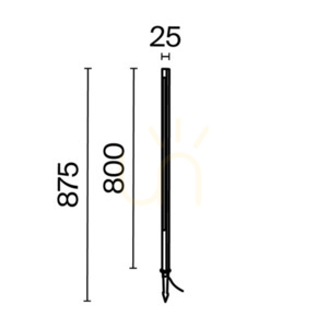 POLE svetelný stĺpik O440FL-L12GF3K IP65 Maytoni small 9