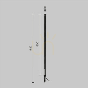 Záhradný LED stĺpik Maytoni Pole O440FL-L24GF3K, grafitový, 160 cm, 24 W, 3000 K small 7