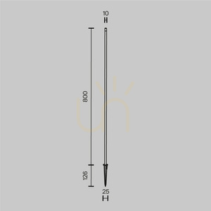 SPEAR O441FL-L1GF3K1 IP65 Tenké vonkajšie svietidlo Maytoni. small 8