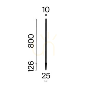 SPEAR O441FL-L1GF3K1 IP65 Tenké vonkajšie svietidlo Maytoni. small 9
