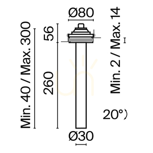 Zapustené svietidlo FOCUS T C140TRS-L300-7W3K-W Maytoni small 11