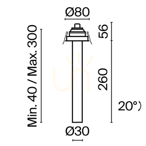 Zapustené svietidlo FOCUS T C140RS-L300-7W3K-W Maytoni small 12
