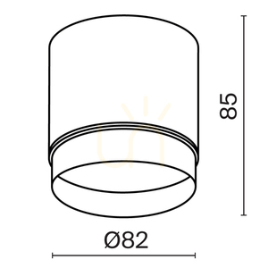 POLAR Plafond C088CL-GX53-W Maytoni small 7