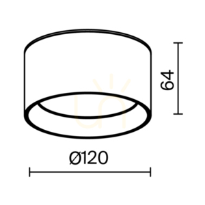 Plafón VEGA C089CL-12W3K-BMG Maytoni small 9