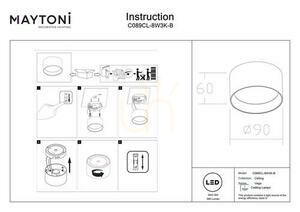 Plafón VEGA C089CL-8W3K-B Maytoni small 6
