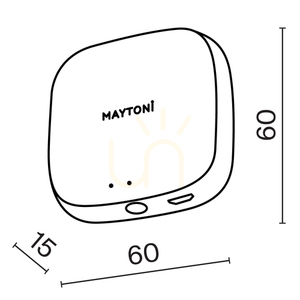 Inteligentný dom GATEWAY MD-TRA034-W Maytoni small 5