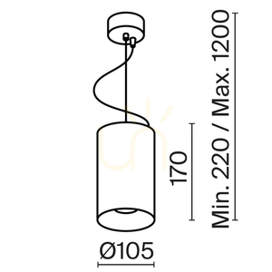Závesné svietidlo EFIR P089PL-33W3K-MG Maytoni small 10