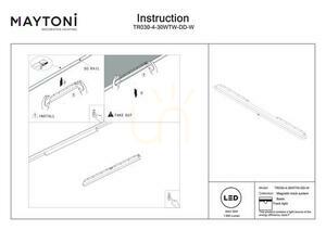 Koľajnicová lampa BASIS TR030-4-30WTW-DD-W Maytoni small 6