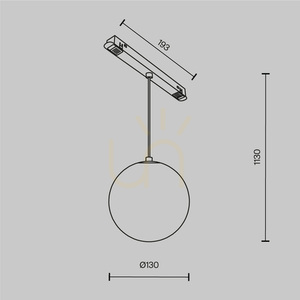 Závesné svietidlo LUNA TR039-2-5W3K-W-1 Maytoni small 6