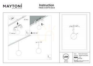 Závesné svietidlo LUNA TR039-4-5WTW-DD-B Maytoni small 5