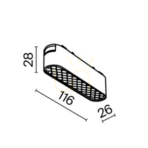 Koľajnicové svietidlo BASIS GRID TR084-1-6W3K-W Maytoni small 9