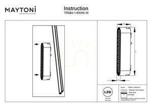 Svietidlo pre magnetickú lištu Maytoni Basis Grid Radity TR084-1-6W4K-W biele 6 W 4000 K small 6