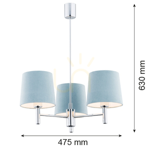 Luster Argon BOLZANO chrómový 3xE27 IP20 1383 small 2