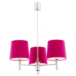 Luster ARGON BOLZANO ružový chróm E27 3x15W IP20 1382 small 0