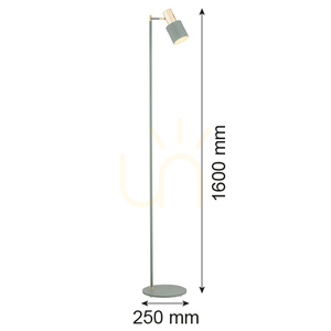 Podlahová lampa ARGON Doria mosadz E27 IP20 4271 small 3