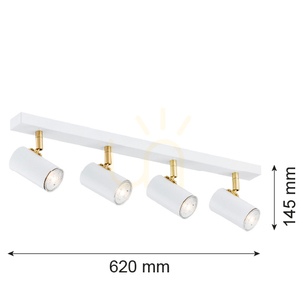 Plafón ARGON LAGOS biely matný 4xGU10 1689 2 Plafón ARGON LAGOS biely matný 4xGU10 1689 small 2