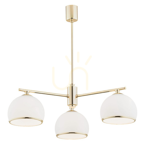 Skontrolujte Luster ARGON MARBELLA biely mosadz E27 3x15W IP20 1488