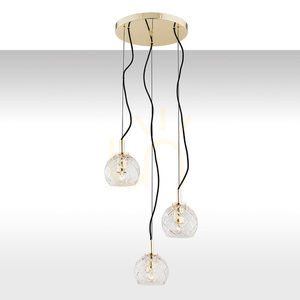 Závesné svietidlo ARGON OVIEDO transparentné mosadzné E27 3x15W 1463 small 0