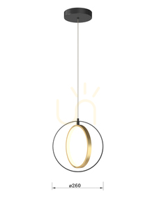 VALLA - Závesné svietidlo Aviano BASIC s jednou LED diódou 1 VALLA - Závesné svietidlo Aviano BASIC s jednou LED diódou small 1