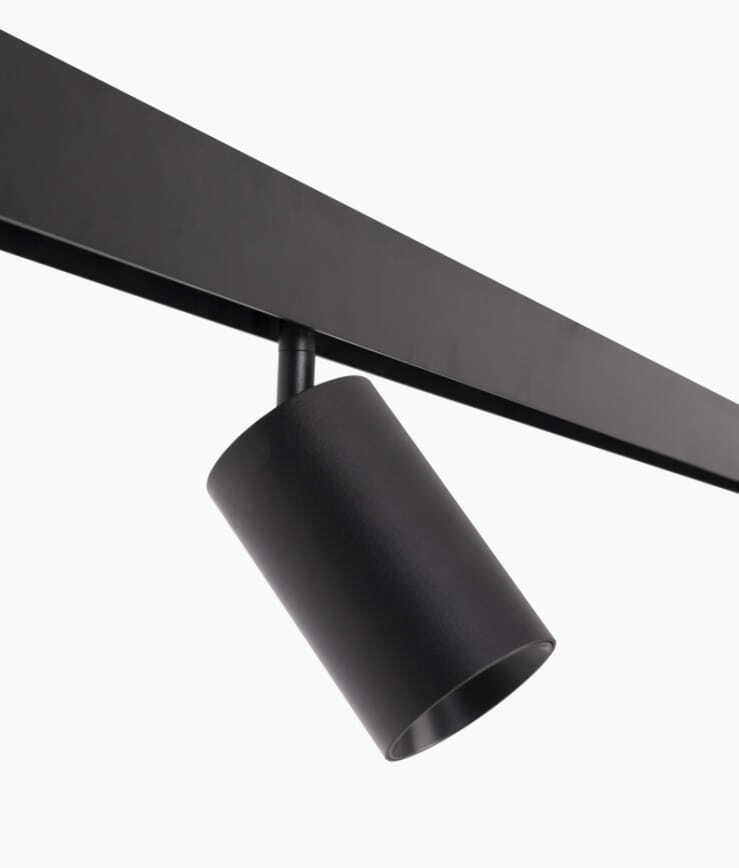 Lištové svietidlo Max Light MAX M0010N magnetický reflektor 18W 3000K čierne