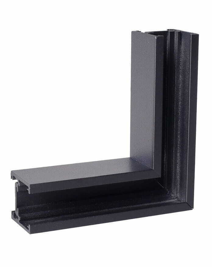 Uhlový držiak Max Light MAX Magnetic MT0014 čierny pre koľajnice 90°