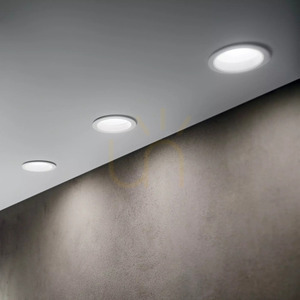 Zapustené svietidlo Ideallux BASIC biele LED 20W 3000K 193472 small 3