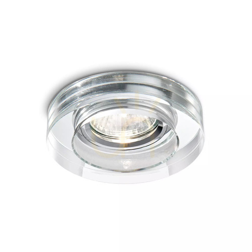 Skontrolujte Zapustené svietidlo Ideallux Blues 083254 okrúhle transparentné GU10 chróm 9,5 cm