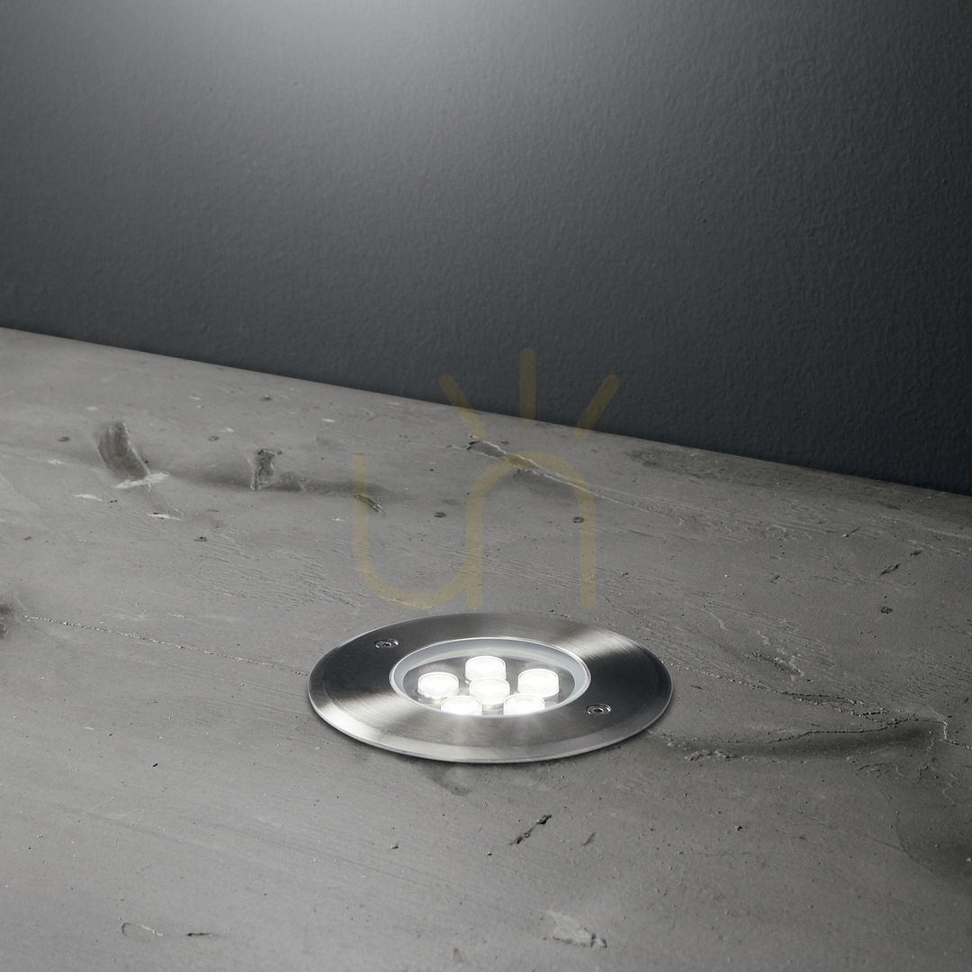 vyhliadka Zapustené svietidlo Ideallux FLOOR D12 255668 čierne LED 6W vonkajšie Zapustené svietidlo Ideallux FLOOR D12 255668 čierne LED 6W vonkajšie
