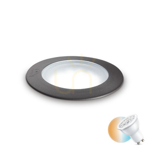 Zapustené svietidlo Ideallux Way Round Small čierne GU10 120249 small 0