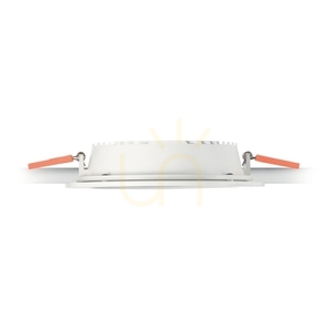 Zapustené svietidlo Ideallux Groove 124001 biele 20W LED 3000K štvorcové 15 cm small 4