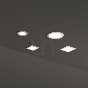 Zapustené svietidlo Ideallux Groove 124018 LED 30W 3000K biele okrúhle 22,7 cm small 1