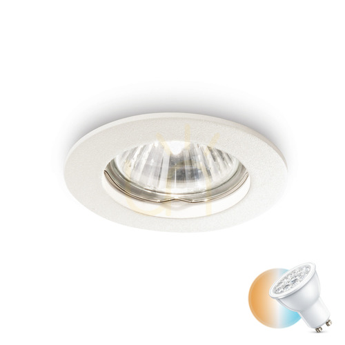 Skontrolujte Zapustené svietidlo Ideallux Jazz 083117 biele GU10 7,3 cm