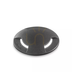 Zapustené vonkajšie svietidlo Ideallux WAY čierne GX53 16 cm 120362 small 1