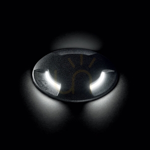Zapustené vonkajšie svietidlo Ideallux WAY čierne GX53 16 cm 120362 small 3