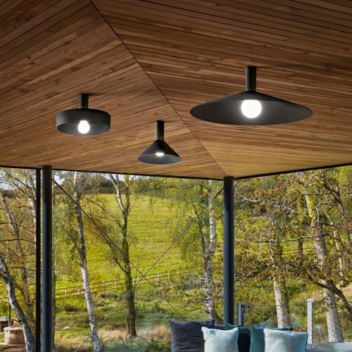 Skontrolujte Tienidlo Ideallux Mix-Up Cono Small nero 288451 čierne 28 cm