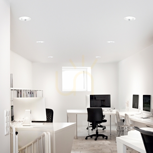 Skontrolujte Zapustené svietidlo Ideallux OFF 266510 biele LED 28W 3000K 16,2 cm