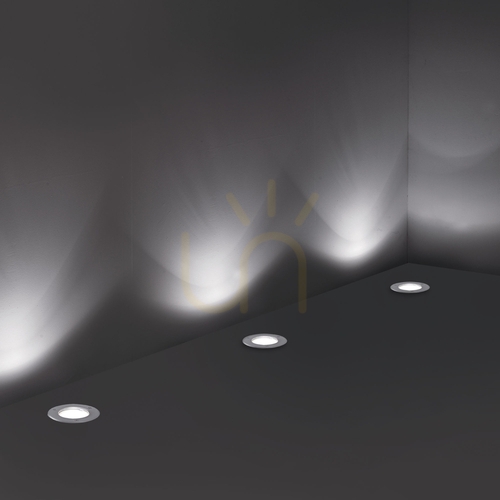 Skontrolujte Zapustené svietidlo Ideallux PARK Round Medium strieborné E27 032825