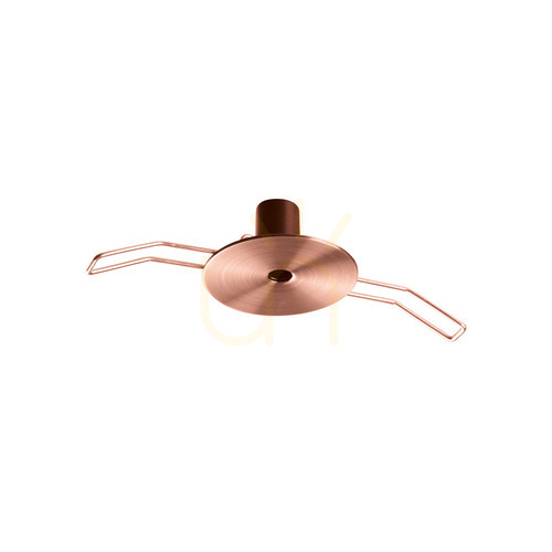 Skontrolujte Stropná rozeta Ideallux Rosone Recessed medená 11 cm 307138