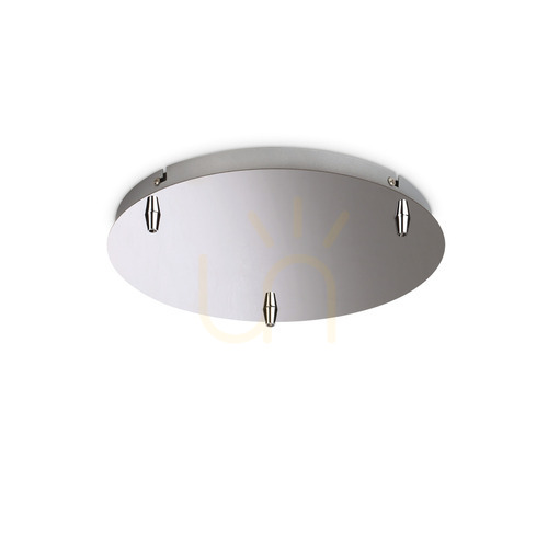 Skontrolujte Stropná rozeta Ideallux Rosone Standard 3 luci chróm 30 cm 285597