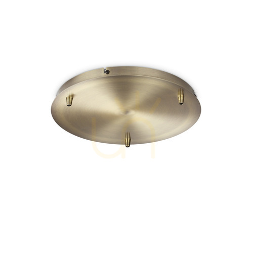 Skontrolujte Stropná rozeta Ideallux Rosone Standard 3 svetlá mosadz 30 cm 285610