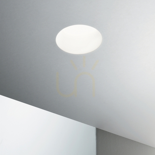 Skontrolujte Zapustené svietidlo Ideallux Samba 150307 biele sadrové GU10 okrúhle 10 cm