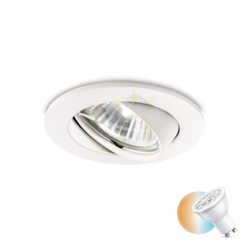 Skontrolujte Zapustené svietidlo Ideallux Swing biele GU10 1x28W 083179