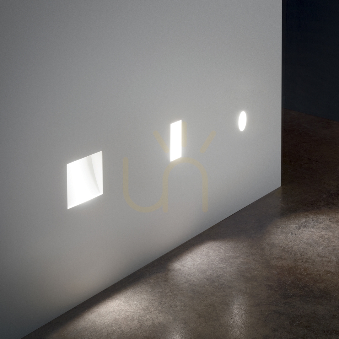 vyhliadka Zapustené svietidlo Ideallux WALKY 249834 biele sadrové 10 cm 1W Zapustené svietidlo Ideallux WALKY 249834 biele sadrové 10 cm 1W